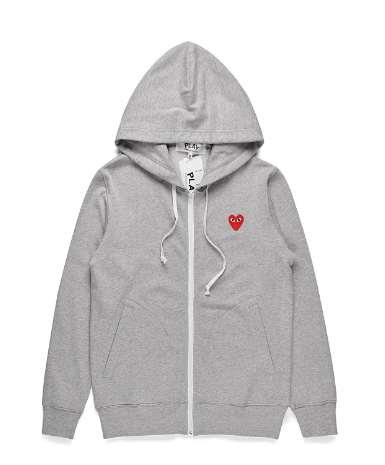 Heart Zip-Up Hoodie